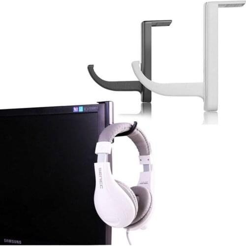 2 Colors Headphones Stand Universal Headphone Headset Hanger Wall Hook Pc Monitor Earphone Stand Rack Holder Rack