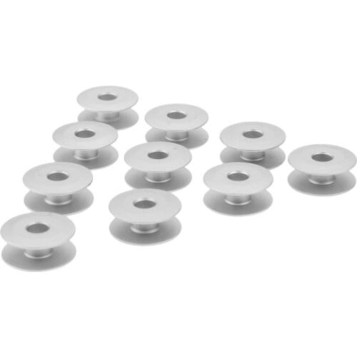 20PCS Industrial Aluminum Bobbins general flat car/ Computer flat car/ aluminum products industrial sewing machine bobbin