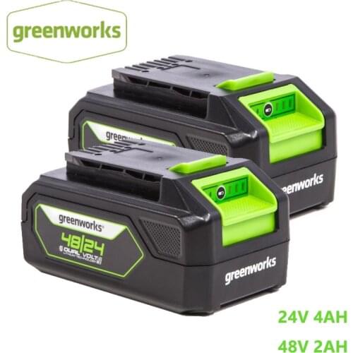 Greenworks 24/48V Dual Volt 2AH battery , Original battery for Greenworks tools