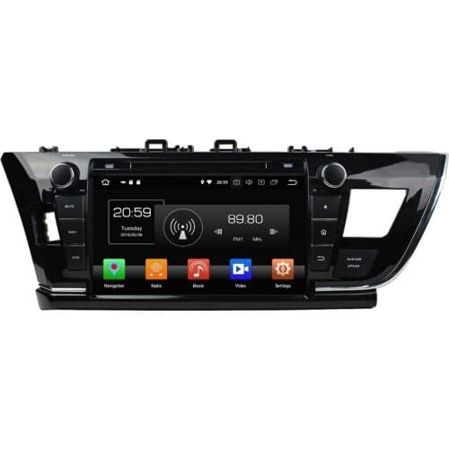 Android 8.0 Car Radio DVD GPS Navigation Stereo Multimedia for Toyota Corolla 2016 2017 4GB RAM Bluetooth WIFI USB DVR 32GB ROM