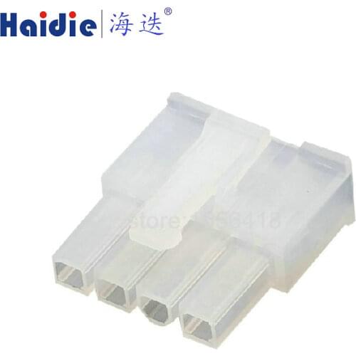 Free shipping 10sets 4pin auto housing plug wire harness cable unsealed connector