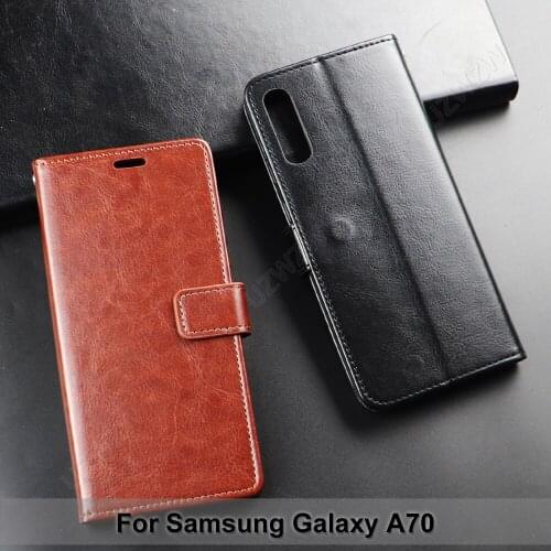For Samsung Galaxy A70 Flip Wallet PU Leather Case