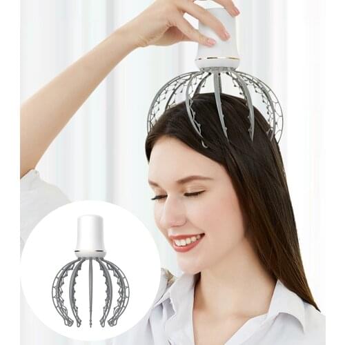Electric Octopus Scalp Massager Head Massage Relaxation Device Relief Remove Muscle Tension Tiredness Head Massager Instrument