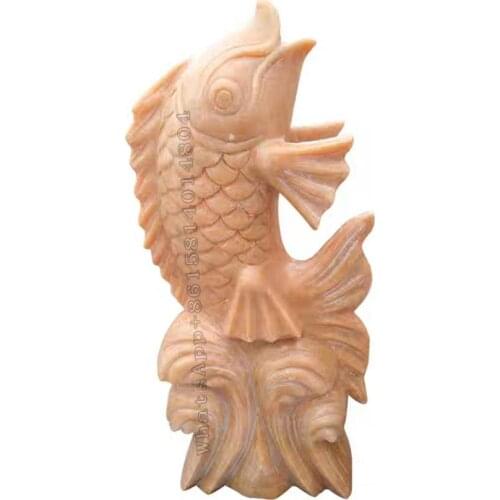 Stone carving fish fountain/indoor and outdoor pool fish tank landscape marble fountain/Villa water spray fish fountain nozzle