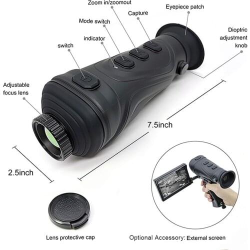 HT-A3 thermal vision patrol infrared night vision thermal imager riflescope night vision hunting outdoor thermographic telescope