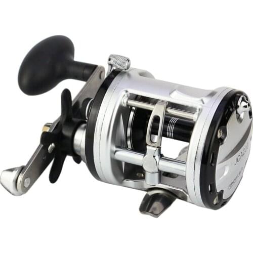 JCA Baitcasting Reel Right Handed 12+1BB Saltwater Round Casting Reel Lever Drag Fishing Reels