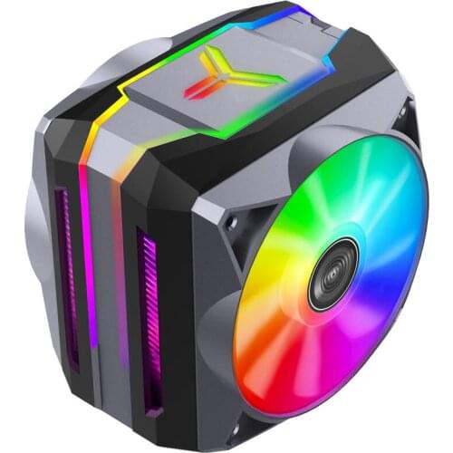 Jonsbo CR1100 6 Heat Pipe Tower CPU Cooler 12cm 5V 3pin ARGB Addressable Cooling PWM Silent Fan For Intel 775 1155 1156 AM4