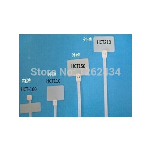HCT-100 3 * 100Tie tags within sign waterproof tags elevator cable tag Lead seal mark