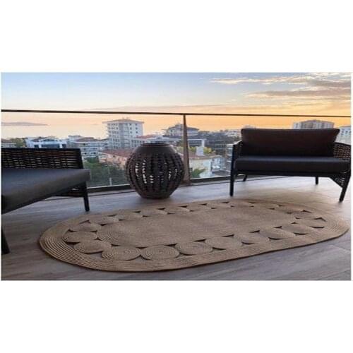 JÜT Straw Natural Carpet Kilim Modern Stylish home -kitchen -livingroom -hall -living room -bathroom -office