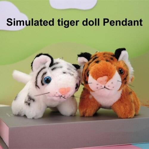 Key Pendant Lovely Multifunctional Light Weight Backpack Tiger Plush Pendant