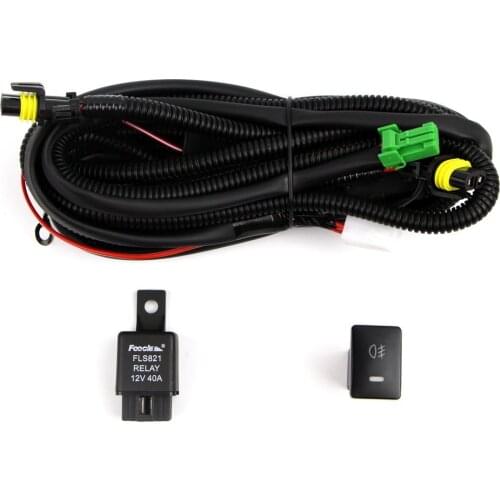 Relay Wiring Harness Switch H11 fit for most Toyota Motors Add-On Fog Light DRL Lamp Wire