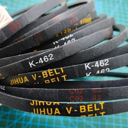 10pcs K462 Rubber V-belt Driving belt Transmission belt for Bench drill Washing machine