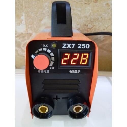 ZX7-250 220V 10-250A Handheld Mini MMA Electric Stick Welder Inverter ARC Welding Machine Metalworking Welding Tools
