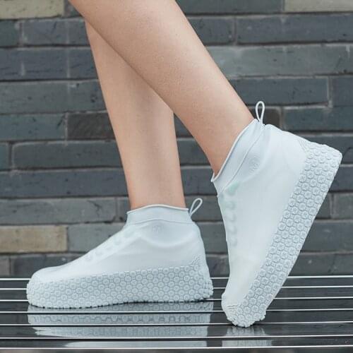 High quality Rain silicone boots waterproof rubber boots non-slip water Wear resistant shoes cover rainy day for men and women