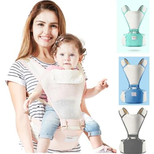 Infant Kid Baby Hipseat Sling Ergonomic Baby Carrier Front Facing Kangaroo Baby Wrap Carrier for Baby Travel 0-36 Months