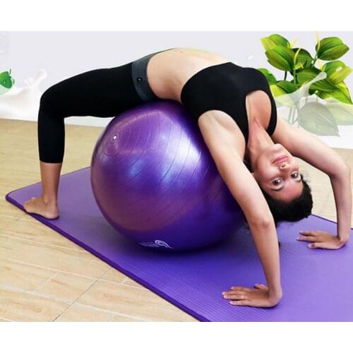 Sports Yoga Balls Bola Pilates Fitness Gym Balance Exercise Pilates Workout Massage Ball 45cm 55cm 65cm 75cm