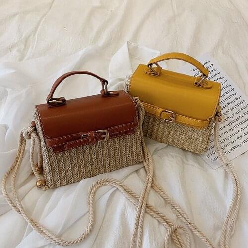 Wriufred Woven handbag messenger bag simple fashion urban style designer shoulder evening clutch bag women crossbody makeup bags