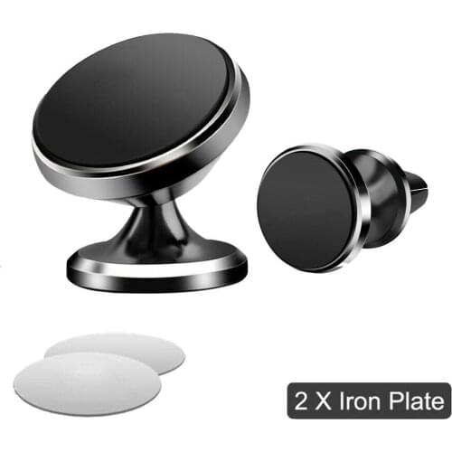Universal Magnetic Phone Holder Metal Portable Phone Stand In Car and Desk Quality Mobile Holder Stand For Car Air Vent Mount