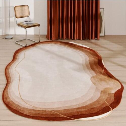 Antique Wood Tree Annual Ring Round Carpet For Living Room kids Bedroom Study Room Chair Mat Plush Rug Irregular Shape Rug Room