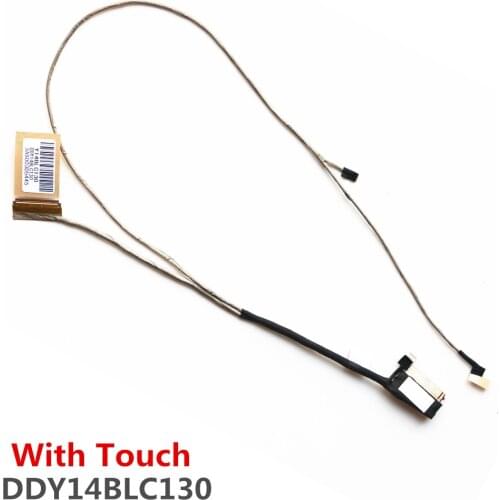 NEW DDY14BLC130 LCD CABLE FOR HP 15-P 15-K 15-V 15Z-P000 15-P214DX LCD LVDS CABLE With touch