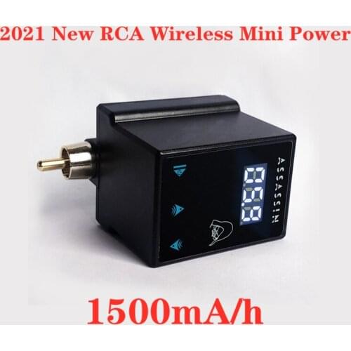 2021 New Mini Touch Screen RCA Wireless Power 1500mA/h Fast Type Charging For Tattoo Machine Pen Free Shipping