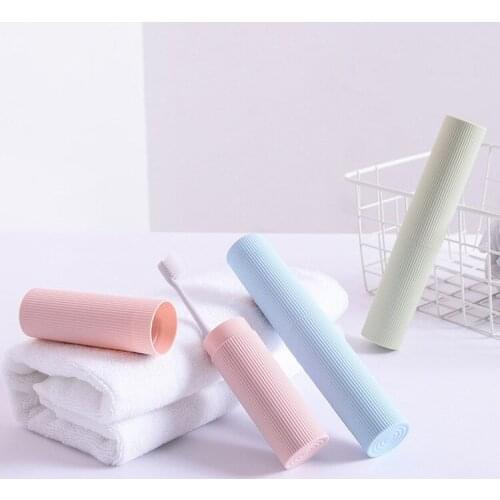 Brand New Portable Toothbrush Cover Holder Outdoor Travel Hiking Camping Toothrush Cap Case Protect Storage Cute Box