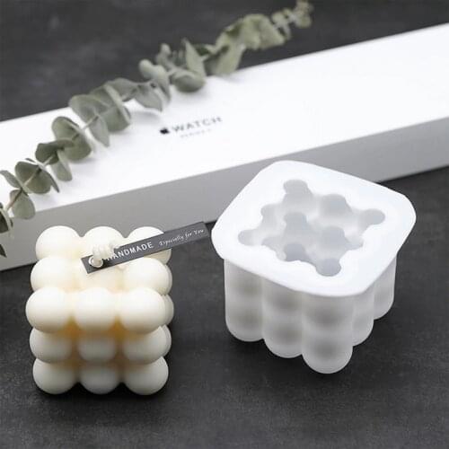 DIY Candle Moulds Soy Wax Candle Making Supplies Aromatherapy Plaster Candle Silicone Mold Hand-made Making Candle Soap Molds