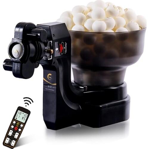 Electric Automatic Ping Pong Robot Machine Remote Control Table Tennis Serving Machine Professional Training Pitching Machine