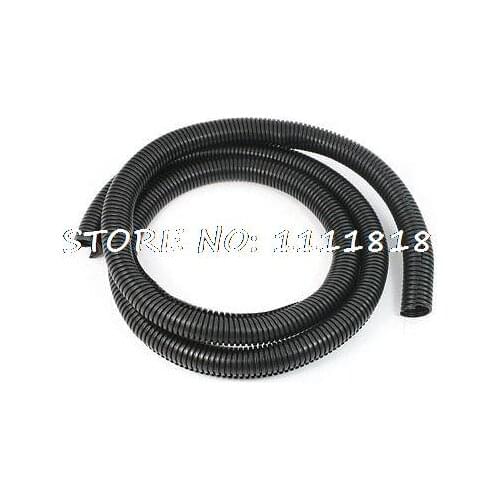 Electric Wire Protector 28mm Dia Flexible Split Loom Tubing Pipe 6.5Ft