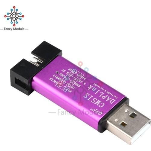 DAPLink Emulator Burner Support For HID Device SWD Download Keil MDK IAR Based On CMSIS-DAPLink Replace ST-Link V2 Random Color