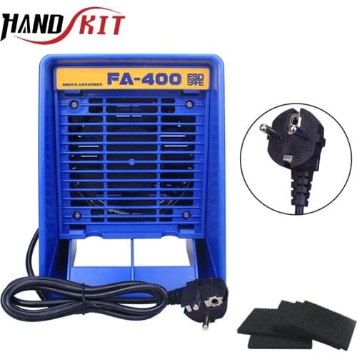 Electric Welding Smoke Absorber Machine ESD Fume Extractor Smoking Instrument 5pcs Activated Carbon Filter Sponge Set