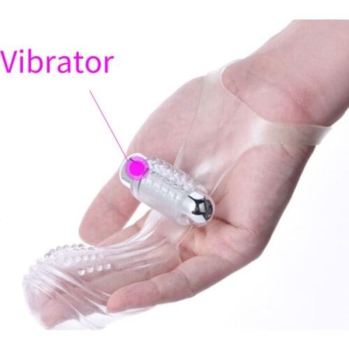 Sex Toys For Women Finger Sleeve Vibrator Clitoris Stimulate G Spot Orgasm Massager Female Masturbator Adult Products Lesbian