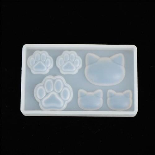 Cat Cat Claw Moon Star Heart Liquid Silicone Mold DIY Resin Pendant Necklace Pendant Mold Resin Molds