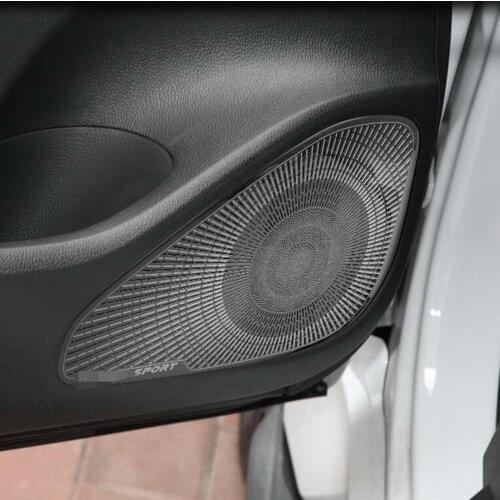 For Mitsubishi Pajero Sport Montero Sport 2019 2020 2021 Car Audio Speaker Cover Trim Door Loudspeaker Cover Car Accessories