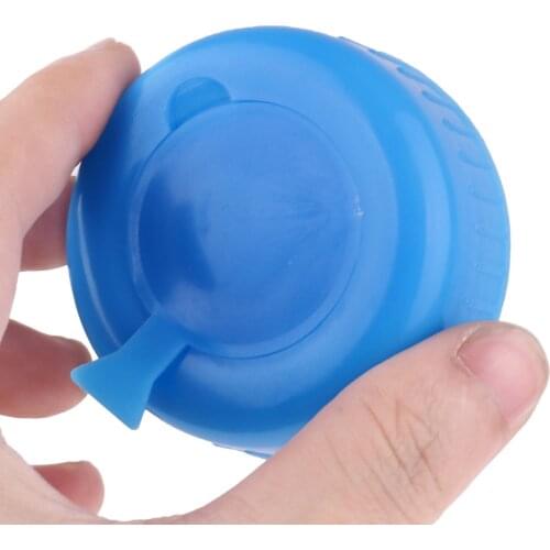 5 Pcs 55mm Gallon Water Bottle Caps Blue Gallon Drinking Water Bottle Anti Splash Lids Water Bottle Screw On Cap Replacement