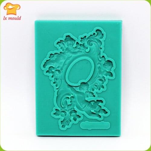 LXYY new mold Fondant cake mold frame elf angel cake silicone mold diy small cup cake decoration