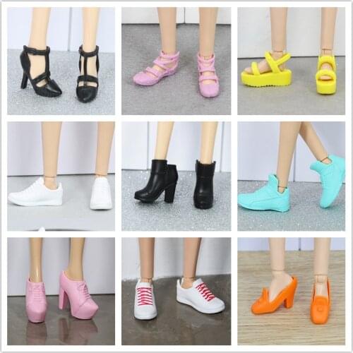 Original High Heels Shoes , flat shoes / Doll Accessories For 1/6 FR ST Xinyi Barbie Doll , Collective edition Doll Shoes