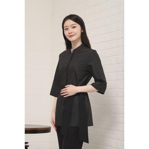 Cosmetologist Working Clothes Female Autumn Winter Beauty Salon Manicurist Uniform Massagista Uniforme