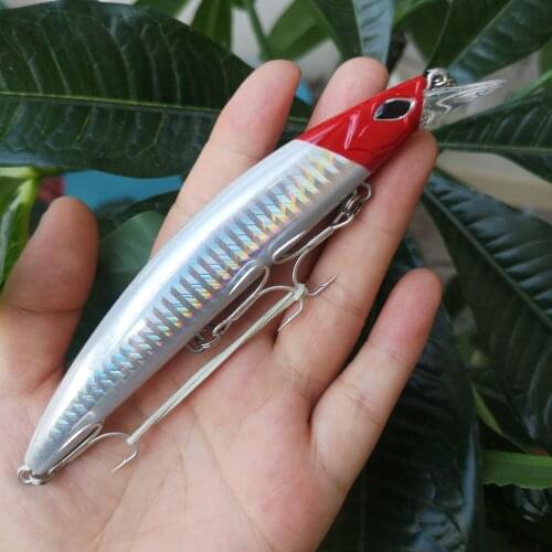 Noeby Minnow Fishing Lure 13cm 23g Floating Artificial Hard Bait Bass Wobblers Lures Crankbait Pike Treble Hooks tackle