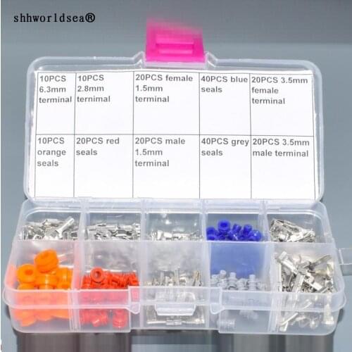 Shhworldsea 1.5/3.5 series auto electrical female and male wire terminal 964274-2 964269-2 929939-3 964286-1 964296-1 for vw