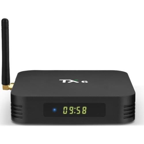 TX6 Smart Android 9.0 TV BOX 4G 32G Allwinner H6 Quad core 2.4G+5G Dual Wifi BT 4.1 Set Top Box 4K HD H.265 Media Player