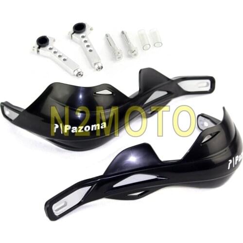 Motocross Enduro Black Handguard Hand Guard 7/8" 1-1/8" Universal for Dirt Pit Bike Honda Yamaha Suzuki Kawasaki