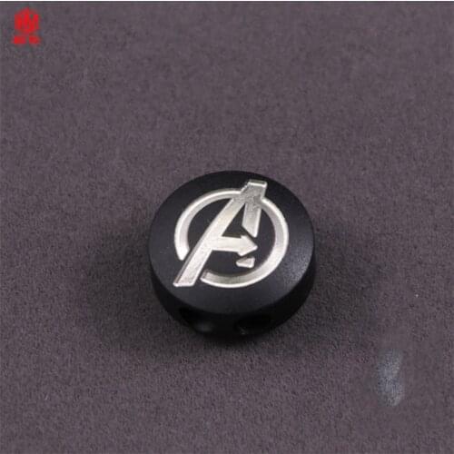 1PCS Titanium Alloy Outdoor Climbing Pendant EDC Gadget Accessories Survival Parachute Paracord Bead Backpack Zipper Pendant