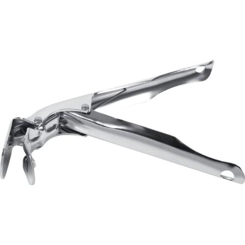 2021 Steel BBQ Grill Grate Lifter Gripper Anti-Hot Shipping Pan Useful Clamp Tools Clip Kitchen Drop Plate Q9J4