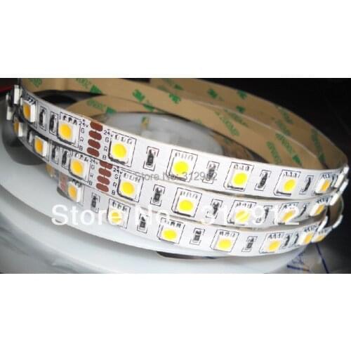 DC24V 5m(one roll) 5050 SMD 60LEDs/m led strip,non-waterproof, IP33