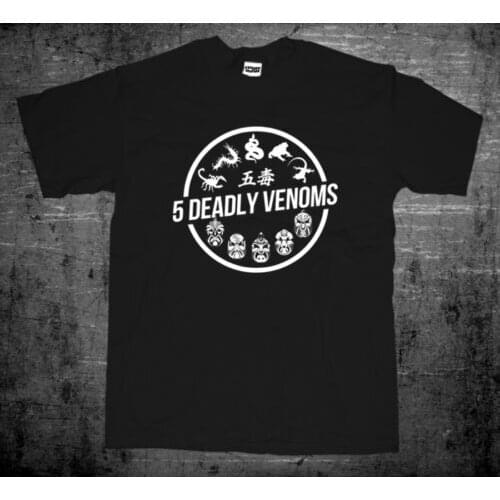 New Saw Brothers Hongkong Kungfu Cult Classic 5 Five Deadly Venoms Movie Men 2019 Summer Fashion Top Selling Designer T Shirts