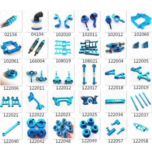 HSP Baja Upgrade Parts Upgrades Spare Parts Accessories Aluminum Alloy For 1/10th 4WD R/C Model Car RC On/Off /Road Buggy Truck