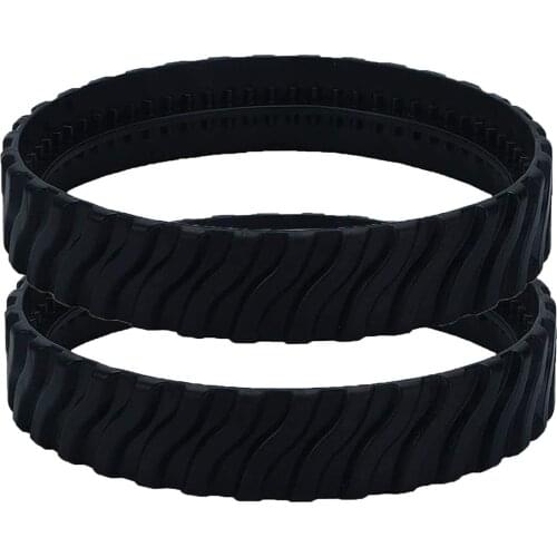 2 PCS Swimming Pool Cleaner Wheel Rubber Track Tire Track Replacement Accessories Easy To Install For Zodiac MX6, Mx8