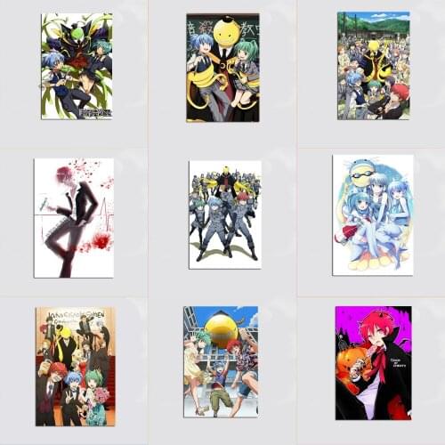 Canvas Painting Assassination Classroom Japan Anime Wall Art Posters and Prints Room Decor Pictures for Home Decoration