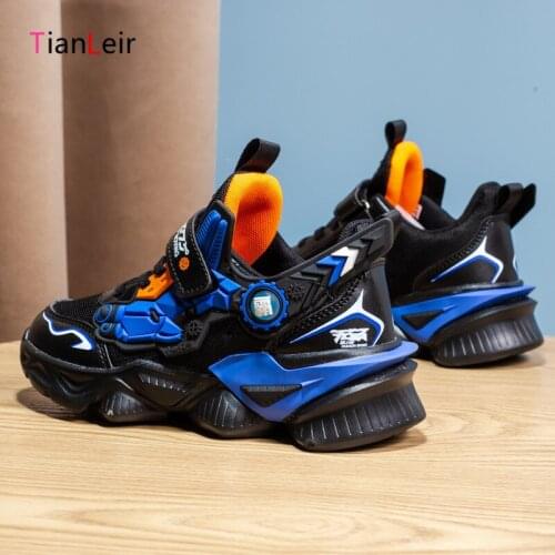 2021 High Quality Children Shoes Breathable Mesh Kids Sneakers For Boys Fashion Comfortable Casual Sports Shoes Chaussure Enfant